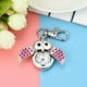 XZNGL Pocket Watch Chain Fashion Gorgeous Owl Watch Clip Pocket Keychain – image 2 sur 7