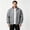 Gray, variant on Mens Full Zip Cardigan Sweater Stand Collar Full Zip Suit for Business Casual Office Work Camp Classic Casual Long Sleeve Sweater Sweaters for Men Black L