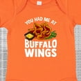 thumbnail image 4 of Inktastic Buffalo Wings Game Day Snack Boys or Girls Baby Bodysuit, 4 of 5