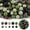 Mixed Green, variant on 120PCS Silicone Beads, Mixed 12mm 15mm Silicone Beads for Keychain Making, Print Bead for DIY Decoration Craft(Mixed Green)