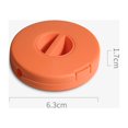 thumbnail image 3 of Caja de almacenamiento de cables de teléfono Likrtyny Estuche organizador giratorio Naranja, 3 of 6