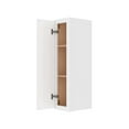 thumbnail image 5 of Furinno Shaker 1-Door-2 Shelves Wall Kitchen Cabinet, Ready to Assemble, 12 D x 9 W x 36 H, White, 5 of 8
