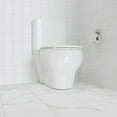 thumbnail image 3 of TROPOW Round Toilet Seat, Slow Close Toilet Cover Seat for Easy Clean and Stain-Resistant, Plastic Toilet Seat With Cover, Quick-Release Hinges and Quick-Attach Hardware,White (2 Piece), 3 of 8