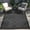 Black & Gray, variant on DEORAB Outdoor Rugs Waterproof Plastic Straw Mat 6'x9' Reversible for RV Patio Deck Beach Black & White