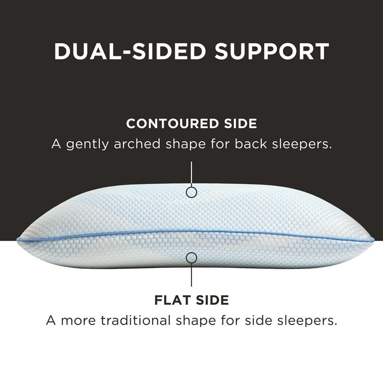 Tempur-Pedic Dual-Sided Cooling Pillow, Standard/Queen photo 6