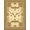 Brown Beige Turquoise, Pattern 8, variant on ODIKA 8'x10' Washable Area Rug Non-Slip Chair-Friendly Mat Cowboy Vintage Farmhouse Border Round Runway Themed Trailer Hooks Flowing for Dining Room, Large Office, Lounge