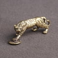 thumbnail image 2 of Grandest Birch Animal Statue Exquisite Workmanship Festal Metal Traditional Chinese Zodiac Bronzed Tiger Figurine for Home Anti-de, 2 of 8