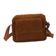 thumbnail image 4 of Bolso de hombro de felpa para mujer Baoblaze Otoño con cierre de cremallera, 4 of 6