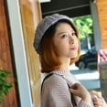 thumbnail image 3 of CoCopeaunt Icelandic Mao Beret, Korean Version Of Fashionable Ladies Knitted Hat Fashion Fashion New Cute Wool Hat, 3 of 6