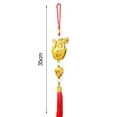 thumbnail image 4 of Exquisite Workmanship Pendant New Year Pendant Fortune Symbol Blessing Chinese Dragon Pendant with Tassel for Home Holiday Decoration, 4 of 8