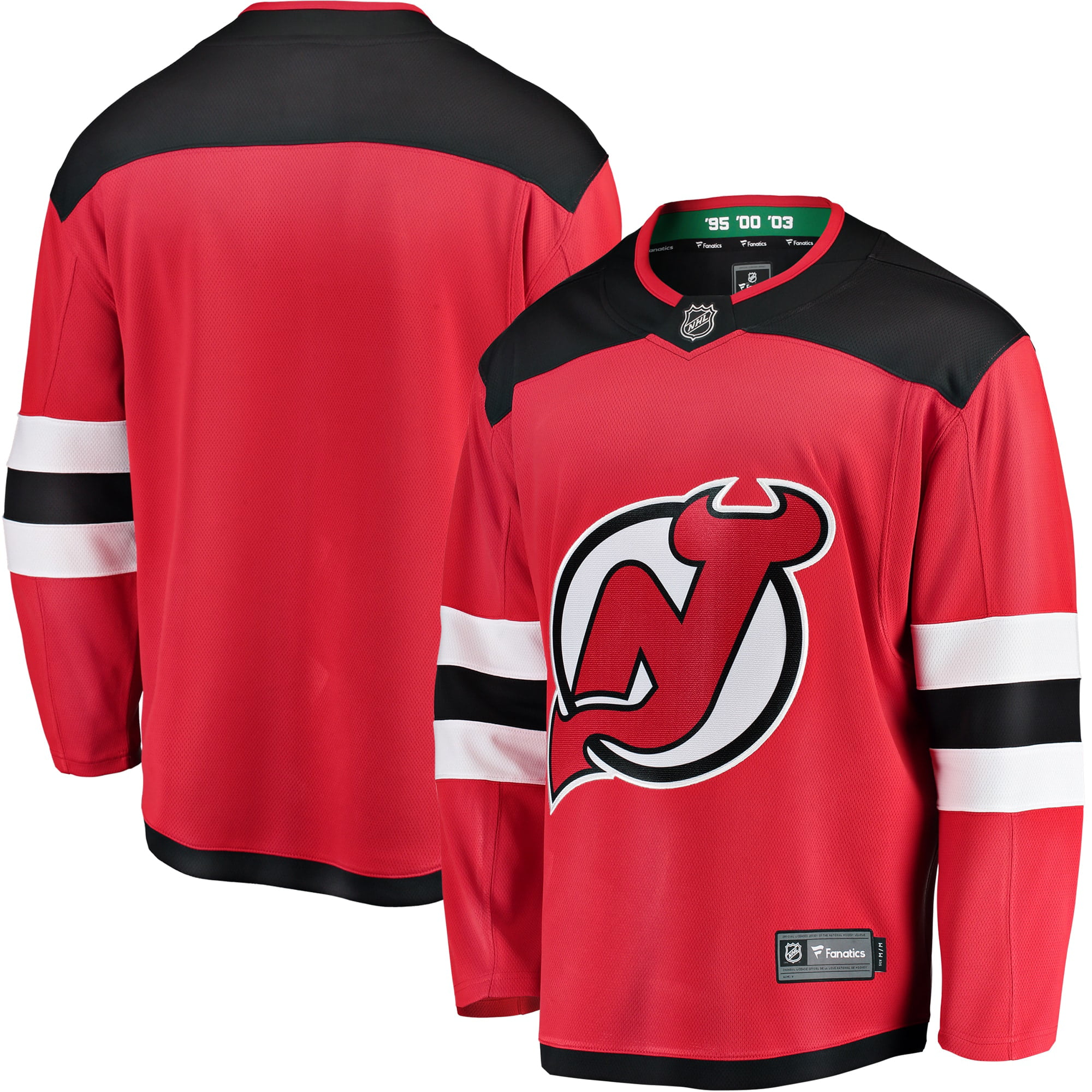 New Jersey Devils Fanatics Branded Breakaway Home Jersey - Red