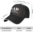 thumbnail image 6 of Dad Est 2024 Hat Gifts for Dad Cap New Dad Gifts Father's Day Hat Women Men Baseball Cap Funny Gifts Trucker Hat, 6 of 8