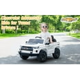 thumbnail image 3 of Winado 12V Kids Ride On Car, Licensed Chevrolet Colorado Powered Electric Car with Remote Control, White, 3 of 11