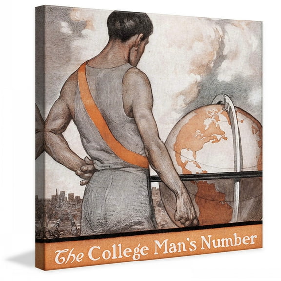 Marmont Hill College Mans Number, 1905 by Carl A. Strehlau Painting Print on Canvas