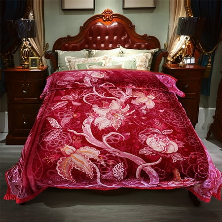 cozy warm printed blanket
