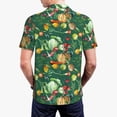thumbnail image 4 of Daiia Vegan Pattern Men’s Polo Shirts,Solid Deck Shirt,Classic Fit, Breathable Cotton Polo for Casual and Sport Wear-Small, 4 of 9