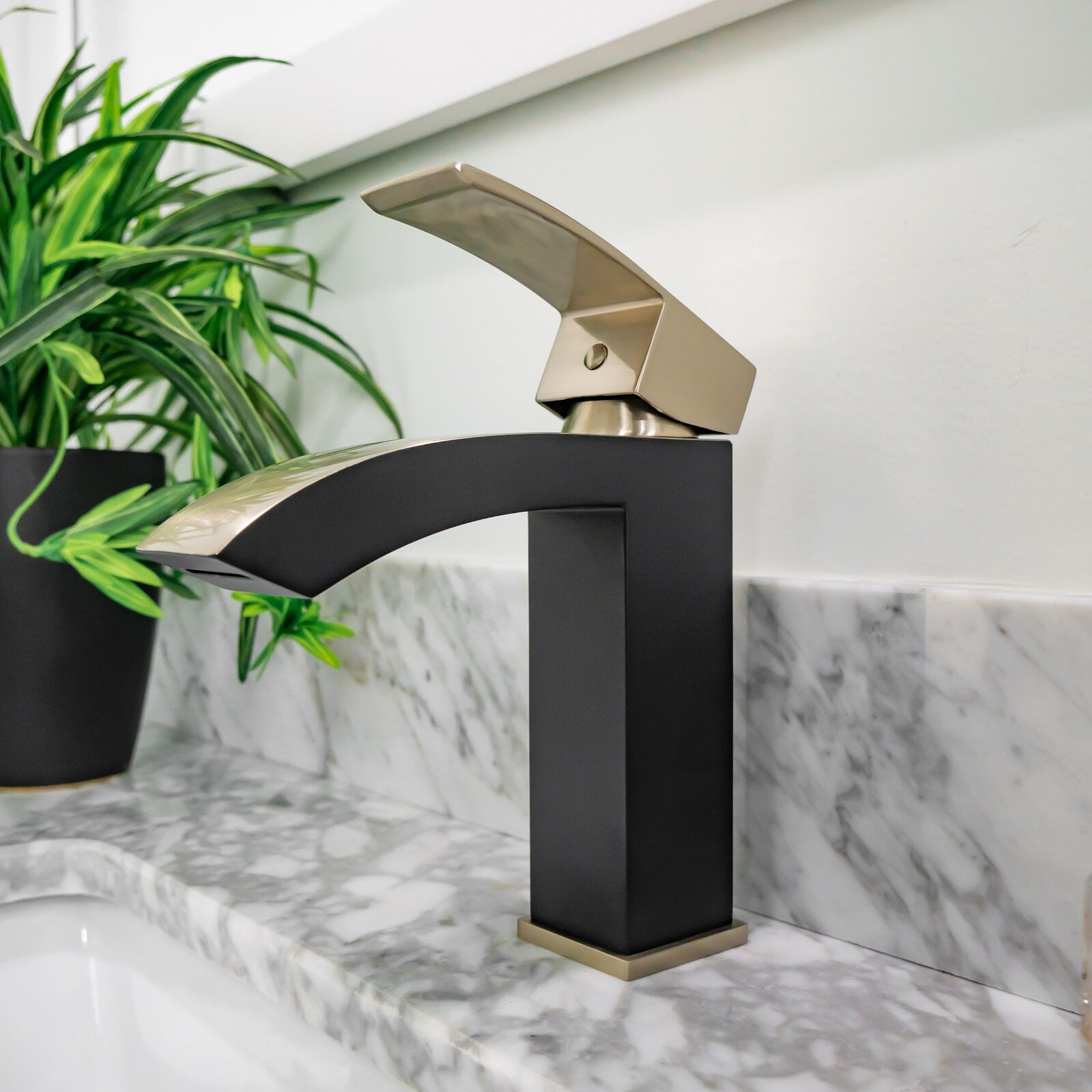 Marella Single Hole Bathroom Faucet, UPC Certified and ADA Compliant