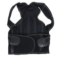 thumbnail image 2 of Corrector de postura de espalda elástico, soporte lumbar para hombros y espalda (negro) XL, 2 of 14