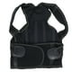 thumbnail image 2 of Corrector de postura de espalda elástico, soporte lumbar para hombros y espalda (negro) XL, 2 of 14