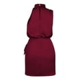 thumbnail image 4 of Ketyyh-chn99 Robes d'Été pour Femmes Grande Taille Robe Maxi Robe de Plage Automne Décontractée Ample Robe Mini Rouge,G, 4 of 4