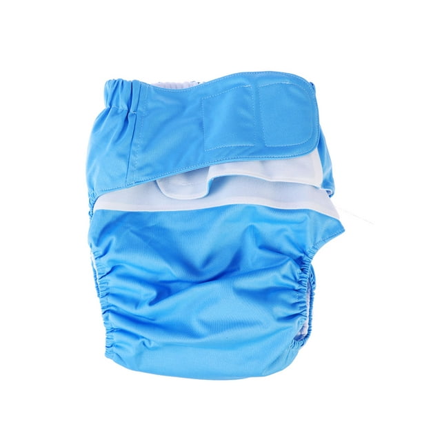 Adult Diapers Covers Reusable Incontinence Pants Cloth Diaper Wraps Washable  Overnight Leakfree Underwear Protection Bed Sheet for Women Men Bariatric  Seniors Patients (Sky Blue) 