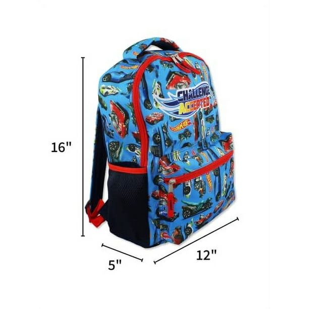 Mochila Escolar Hot Wheels Race Car 16 Pulgadas Talla Única Azul - Main Image