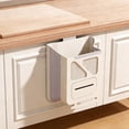 thumbnail image 4 of Trash Garbage Bag Folding Hanging Kitchen Waste Trash Can Foldable Hanging Trash Can Multifunctional Waste Storage Box Large Capacity for Cabinet Kitchen Bathroom Use Waste Bag,Kitchen Trash Bag,Plas, 4 of 4