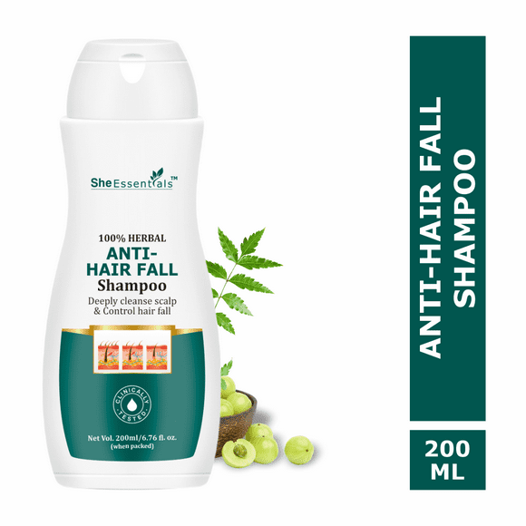 She Essentials Rosemary, Amla & Bhringraj Hair Fall Shampoo