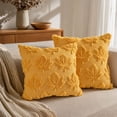thumbnail image 6 of ShaoXinWan Fall Maple Leaf Throw Pillow Cover, Embossed Cushion Case with Beautifully Detailed Autumn Texture Accent, Fall Decor for Sofa Living Room, 6 of 7