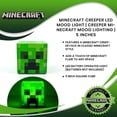thumbnail image 4 of Lámpara LED ambiental Minecraft Creeper con batería de 13 cm de alto, 4 of 4