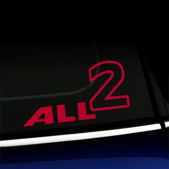 All 2 - Vinyl Decal For MINI Cooper - Choose Color - [RED]