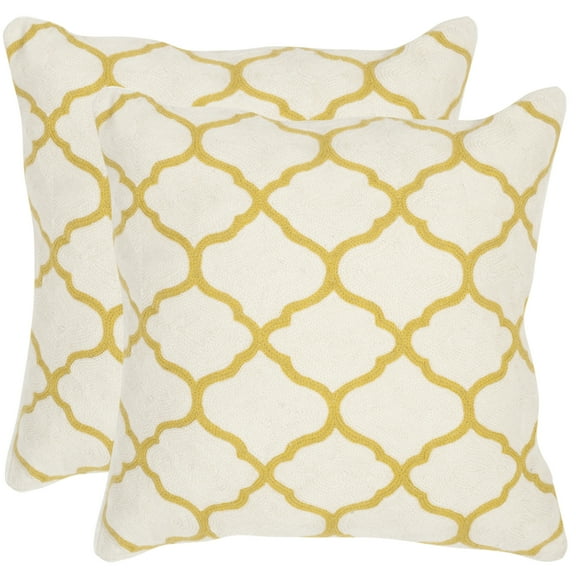 Safavieh Rhea Geometric Pillow, Set of 2