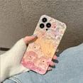 thumbnail image 4 of Compatible with iPhone 13 Pro Max Bling Oil Painting Flowers Diamond Case Sparkly Shiny Glitter Floral Art Crystal Rhinestone Protective Shockproof Cover for Women Girls, 4 of 15
