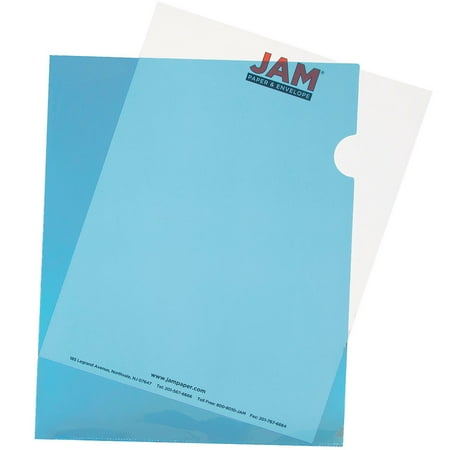 UPC: 0608729146070 | JAM Plastic Sleeves  9 x 11 1/2  Blue  120/Pack