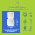 thumbnail image 3 of URBAN BOX CO. 6x6 15 oz Eco-Friendly Bagasse Medium Clamshell Containers, 50-Pack, 3 of 6