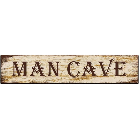 Metal Sign Man Cave Vintage Signs Retro Tin Signs Aluminum Sign for Kitchen Home Garden Wall Bar Cafe Decor 4x16 Inch
