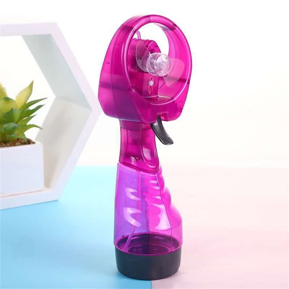 Deluxe Water Bottle Spray Cooling Fan, Portable Universal Handheld