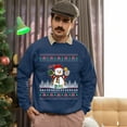 thumbnail image 5 of Christmas Sweatshirt, Funny Let It Dink Pickleball Snowman Christmas Sweatshirt, Ugly Holiday Sweatshirt, Festive Xmas Gift for Dinking Players & Fans, 5 of 5