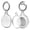 Clear, variant on 4 Pack for AirTag Holder with Keyring, Waterproof Shockproof TPU AirTag Case Cover, Lightweight Secure Tracker Holder for Dog Pet Collar, Keys, Backpack, Travel, Kids & Elderly