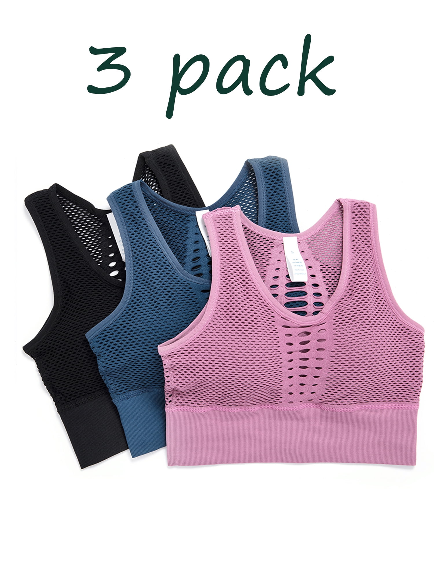 women's sports vest with built in bra