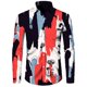 thumbnail image 1 of Camisa estampada para hombre, camisa deportiva para exteriores de manga larga, transpirable, holgada, ropa para hombre, top informal de otoño para hombre, 1 of 6