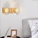thumbnail image 4 of Aplique de pared moderno, lámpara de pared LED, lámpara de pared de acrílico reguble, para dormitorio, sa de estar, baño, balcón, porche, oficina, Cabeza doble Sunnimix lámpara de pared, 4 of 8