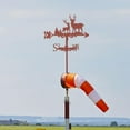 thumbnail image 6 of Deer Weathervane Deer Buck Wildlife Wind Vane Forest Roof Garden Direction Sign Weathercock Outdoor Farmhouse Decoration Gift for Golf Lover Garden Wind Measuring Tool, 6 of 9
