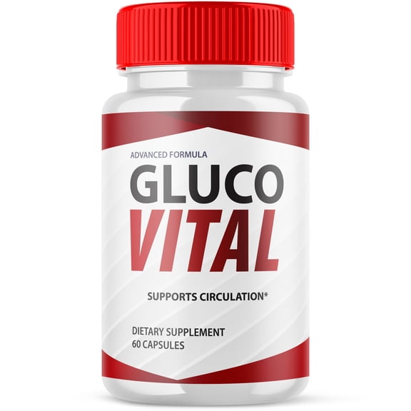 Gluco Vital Blood Balance Support Pills Advanced Formula Vitamin Supplement GlucoVital 60 Capsules
