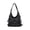 Black, variant on Handbag for Women Vintage Style Faux Leather Purse Large Capacity Shoulder Bag Convertible 3in1 Design with Removable Strap Top Handles for Work Travel Shopping Red Gray Brown Black