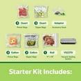 thumbnail image 5 of FoodSaver Preserve Vacuum Sealer, 14-Piece Starter Kit, Vacuum Seal Roll & Bags, 5 of 5