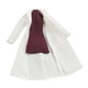 thumbnail image 2 of Ropa de muñeca miniatura, abrigo largo , elegante colección, mini vestido sin mangas para figura 1:12 para figura de acción de mujer de, 2 of 9