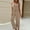 Khaki, variant on Women's Strap Pants,Women's Sleeveless Loose Overalls Rompers Cotton Linen Wide Leg Jumpsuits Pink S