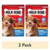 (2 pack) Milk Bone Peanut Butter Flavor Dog Biscuits, Naturally & Artificially Flavored, 24 oz Box
