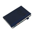 thumbnail image 1 of 2026 Weekly and Monthly Planner Calendar, 2026 English Calendar Notebook,Vertical Patterned Strap Daily Planner Annual Calendar Notebook,January 2026 - December 2026(Dark Blue), 1 of 9